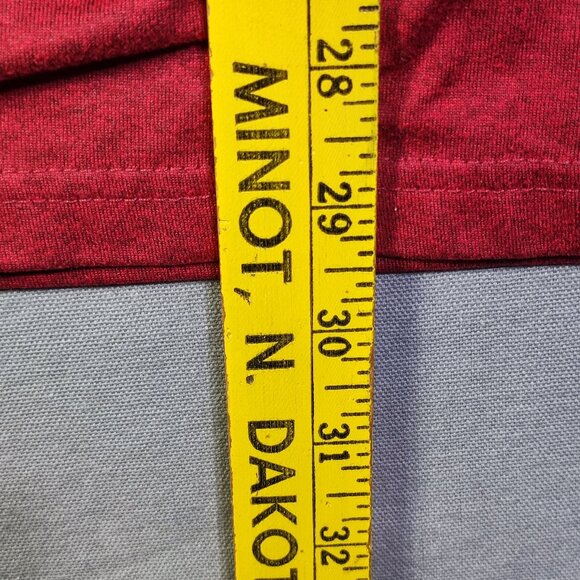 Outdoor Life 1/4 button up collar long sleeve T-shirt men's size XL brick-red - Picture 8 of 8